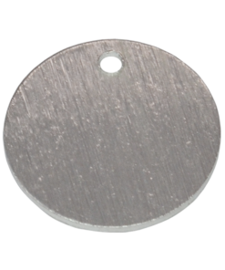 12mm Brushed Round Charm