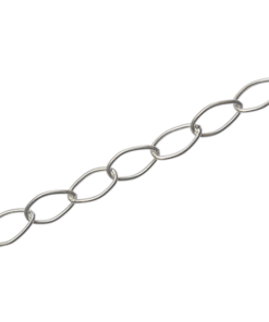 Sterling Silver Large Link Chain-100 Cms