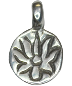 925 Silver Lotus Charm