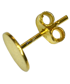 7mm Flat Pad Stud with Earring Back