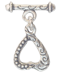 925 Silver Heart Toggle