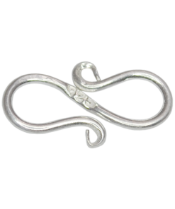 Sterling Silver Plain S Clasp