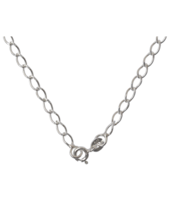 Sterling Silver Diamond Cut Chain - 45 cms