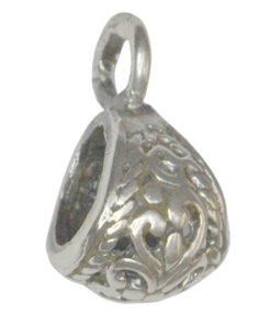 Sterling Silver Pendant Bail -  9mm