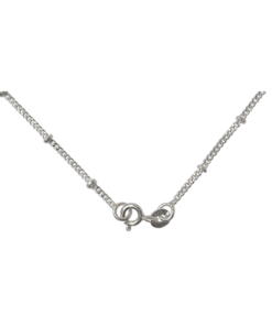 Sterling Silver Disco Chain - 45 cms