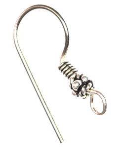 Sterling Silver Earring Wires with Spacer