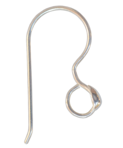 Sterling Silver Embossed Ear wire