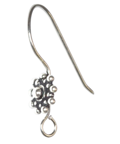 Sterling Silver Ethnic Ear wire