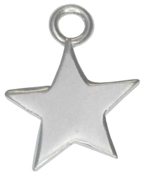 925 Silver Star Charm-10mm