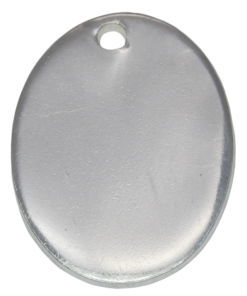 Sterling Silver Oval Charm