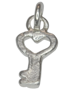 925 Silver Key Charm