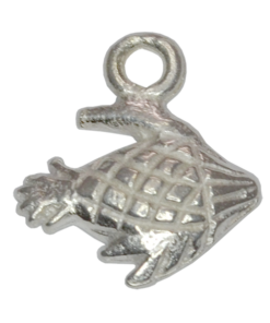 Sterling Silver Large Fish Charm