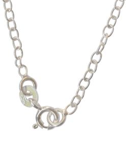 Sterling Silver Oval Link Chain-40 Cms