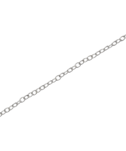 Sterling Silver Oval Link Chain-100 Cms