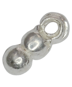 Sterling Silver Double Ball Trinklet