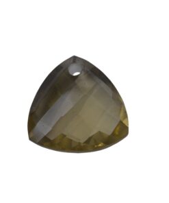 Briolette Faceted Lemon Topaz Trillion