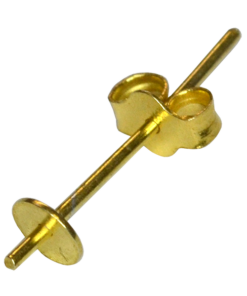 Stud with 4mm Disc and Earring Back