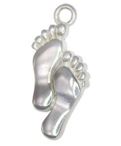 925 Silver Feet Charm