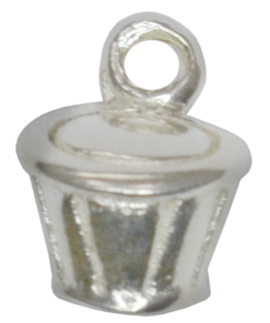 Sterling Silver Drum charm