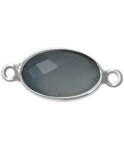 925 Silver Aqua Connector