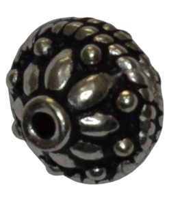 Sterling Silver 8mm Fine Rava Bead