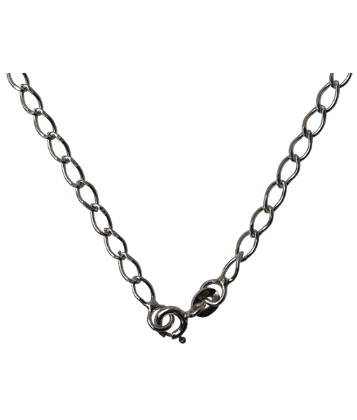 Sterling Silver Diamond Cut Chain - 40 cms - Silver Beads and Findings