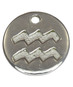 Sterling Silver AQUARIUS Charm