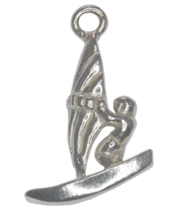 Sterling Silver Surfer Charm