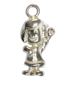 Sterling Silver Girl Charm