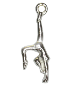 Sterling Silver Gymnast Charm