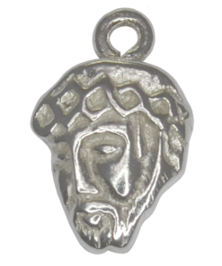 Sterling Silver King Face Charm
