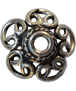 Sterling Silver Filigree Cap