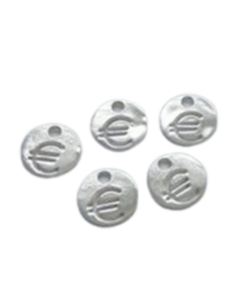 Sterling Silver Euro Charm