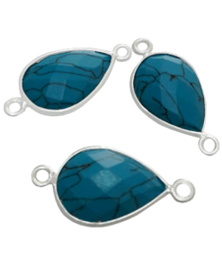 Sterling Silver Turquoise Drop Connector