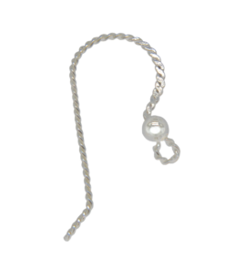 Sterling Silver Striped Earwire