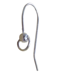 Sterling Silver Earwire with Ring
