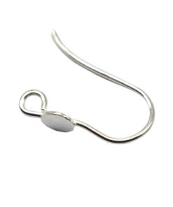 Sterling Silver Flat Pad Earwire