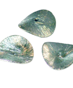 Sterling Silver 6mm Brushed Curved Spacer