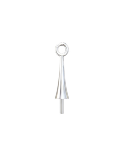 Sterling Silver Bail for Half Drilled Beads