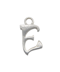 Sterling Silver "E"