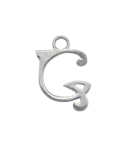 Sterling Silver "G"