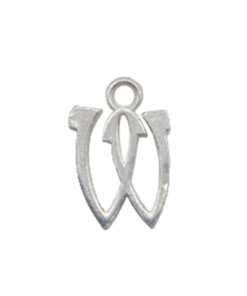 Sterling Silver "W"