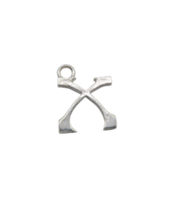 Sterling Silver "X"