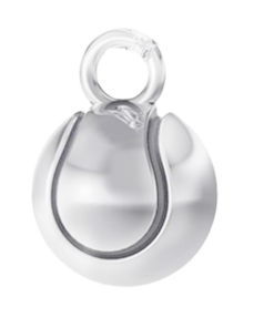 Sterling Silver Tennis Ball Charm