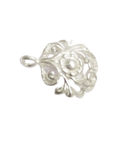 Sterling Silver Filigree Charm