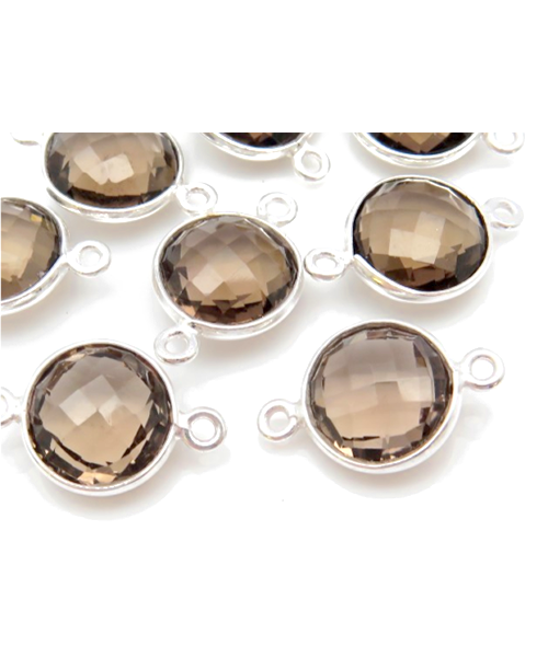 Bezel Gemstone Connectors and Gemstone Charms