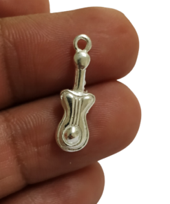 Sterling Silver Guitar Charm
