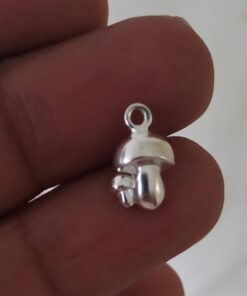 Sterling Silver Mushroom Charm
