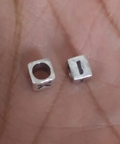 Sterling Silver "I" Bead