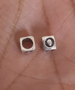 Sterling Silver "O" Bead